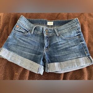 Hudson Denim shorts . Croxley mid thigh cuffed. 26